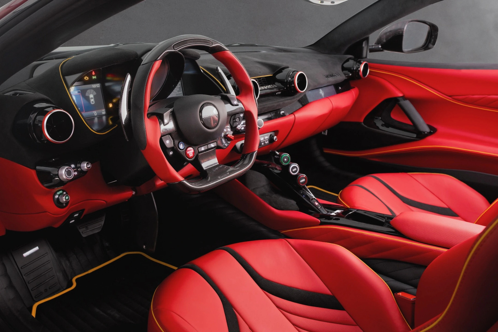 Ferrari 812 interiör